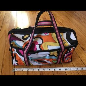 Colorful makeup travel bag